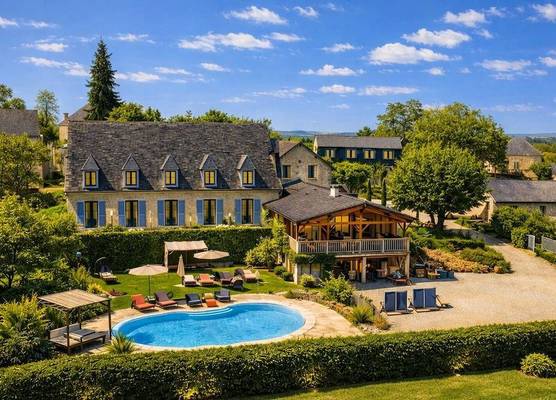 Hôtel Bien-Être Aux Cyprès de Marquay-Calme et élégance-Laissez-vous porter par une ambiance chaleureuse où chaque instant compte-Découvrez un havre de paix où nature et confort se marient pour vous o 1