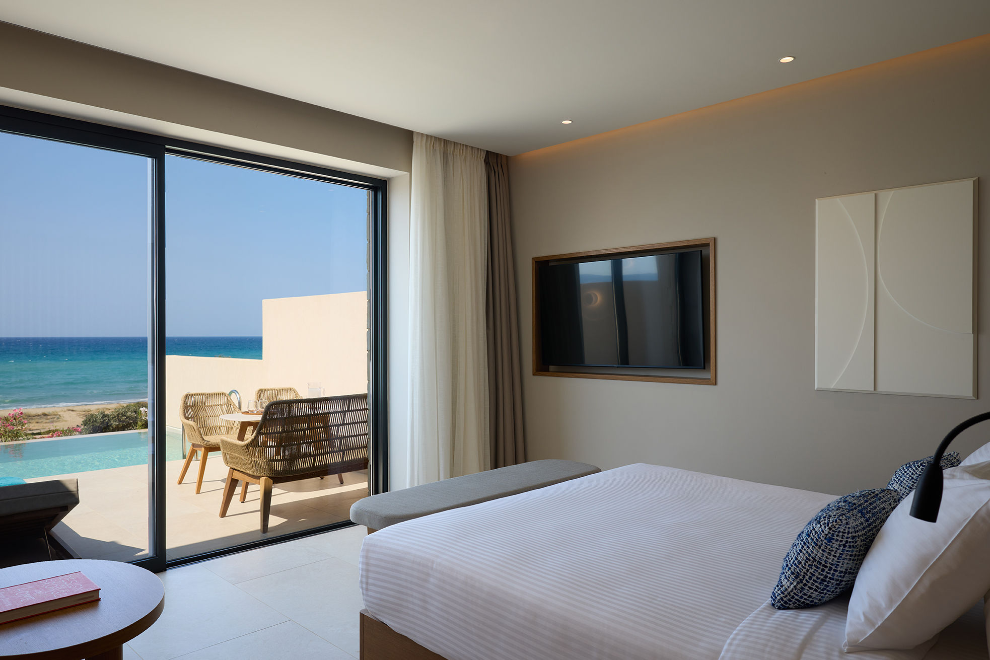 Deluxe chambre avec vue sur mer et piscine privée