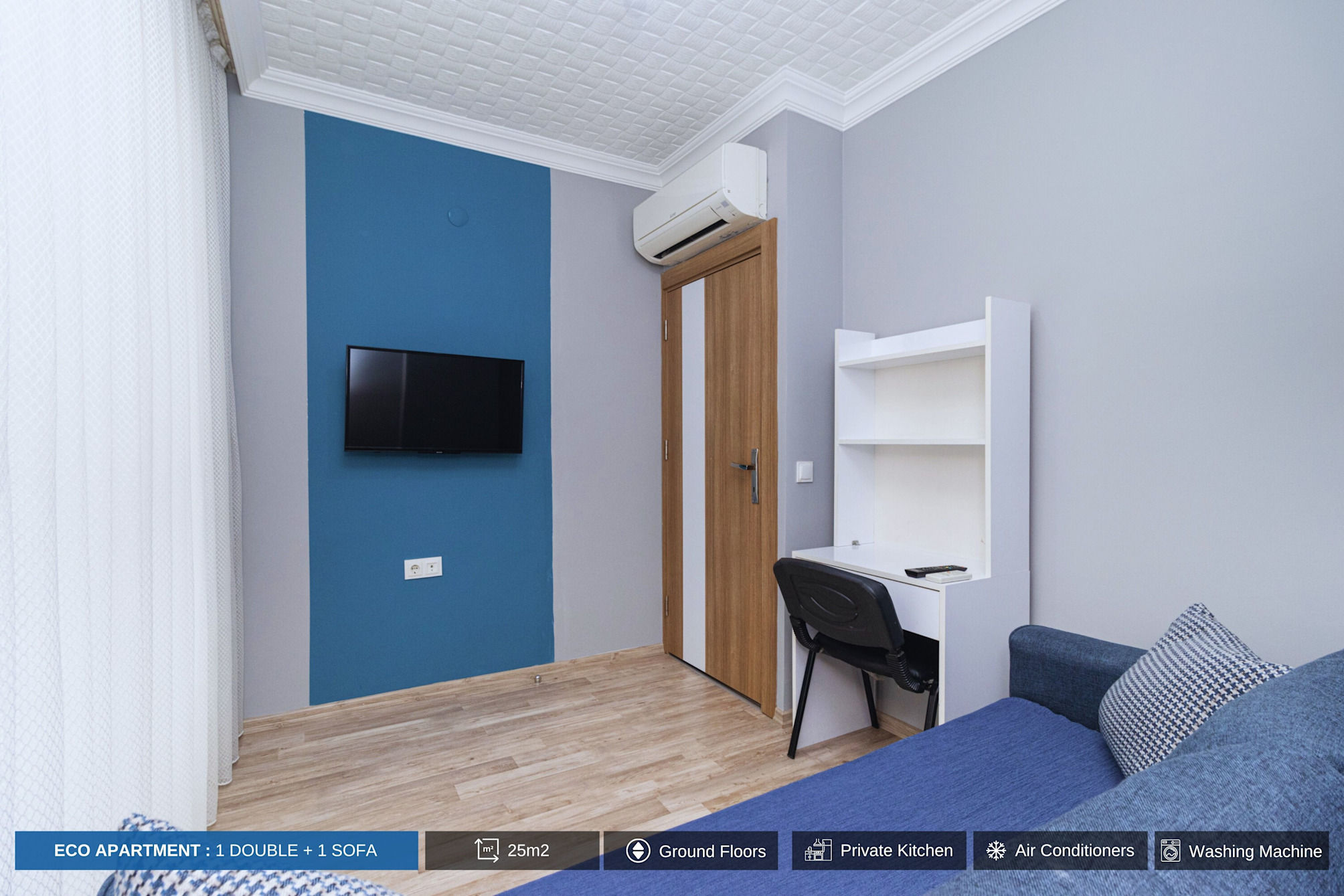ECO APART (1 DOUBLE + 1 SOFA)