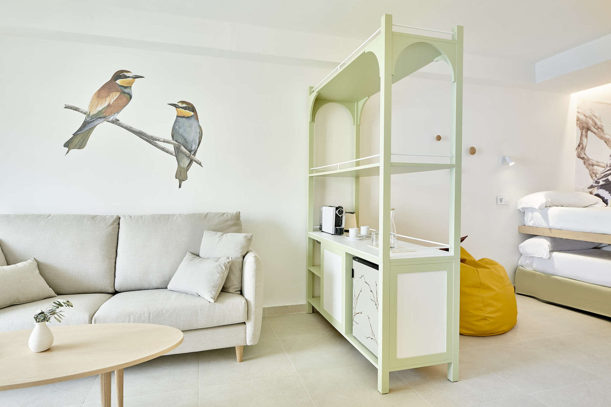 Huone, perhe, premium, terassi