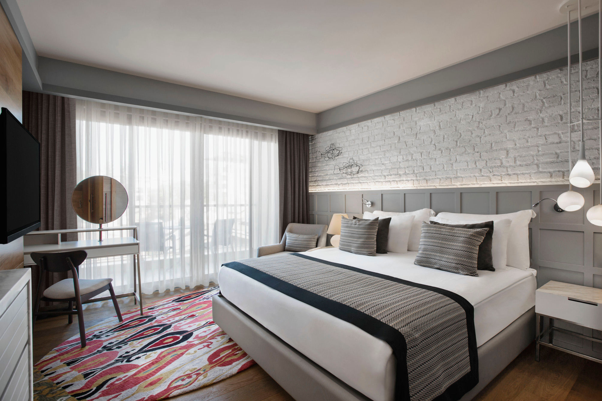 Familien- Zimmer mit Seitlicher Meerblick