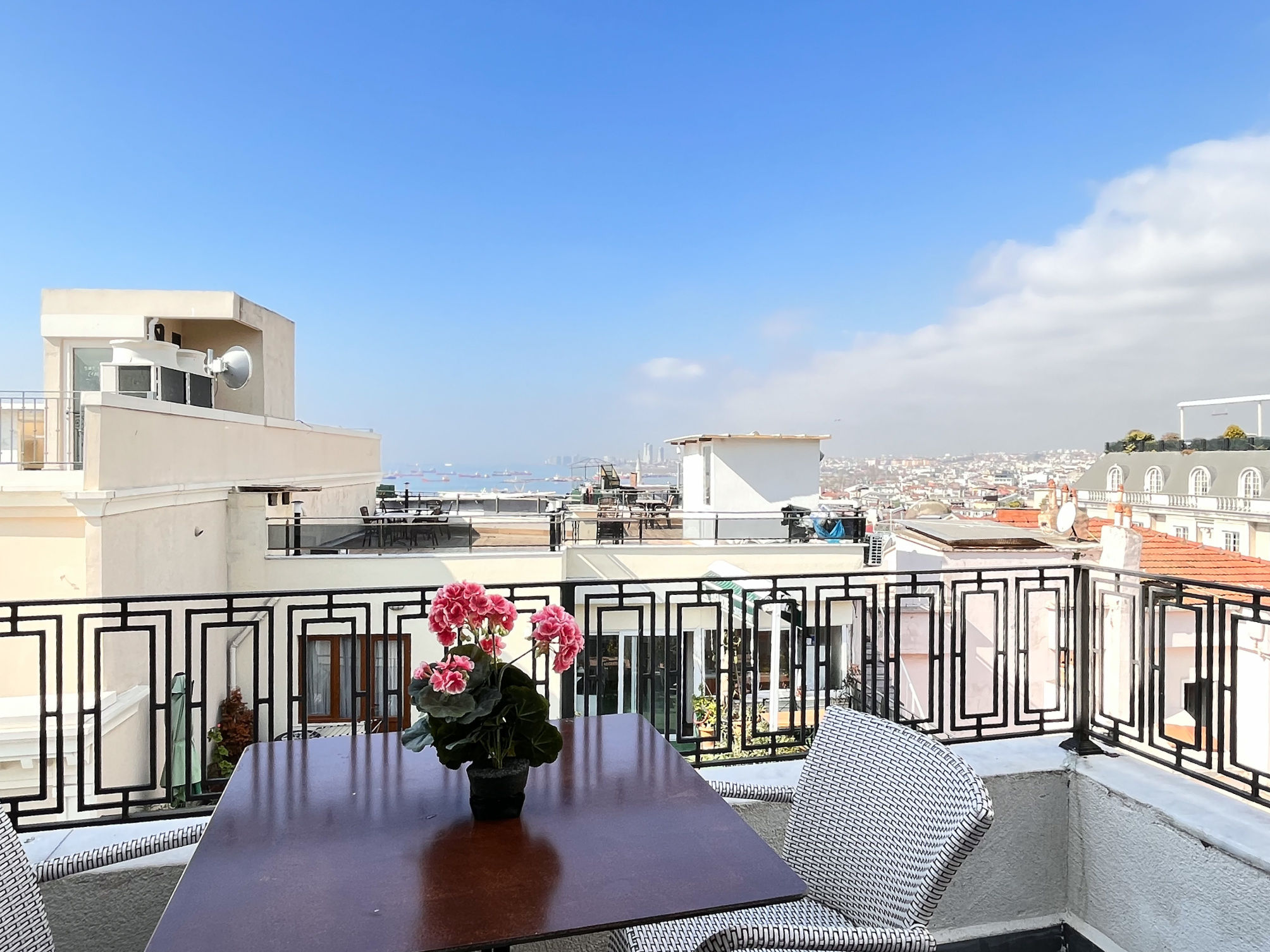Tweepersoonskamer, superior, uitzicht op zee, balkon