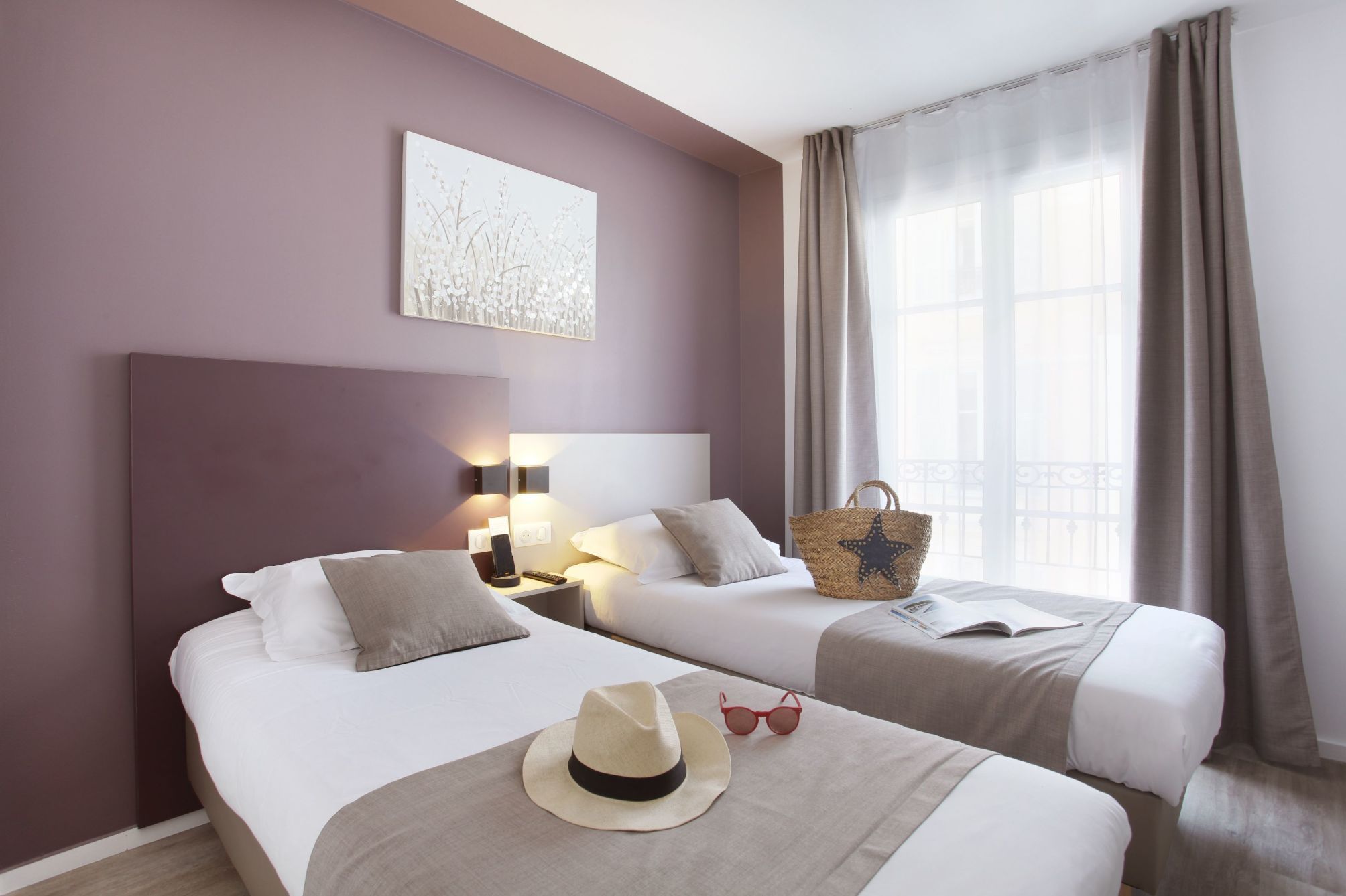 Confort Chambre Lits jumeaux