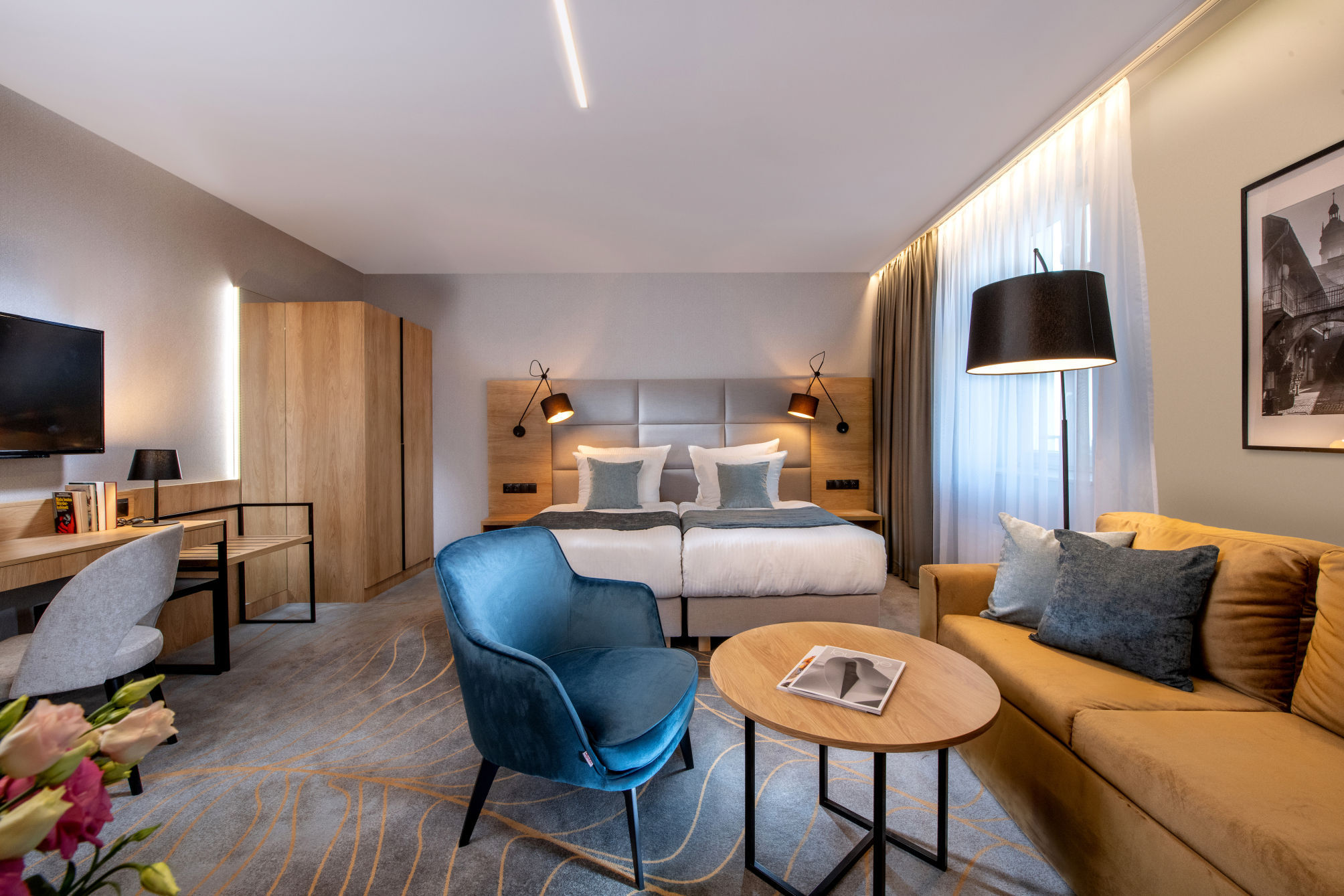 Deluxe Zweibett-/Doppelzimmer