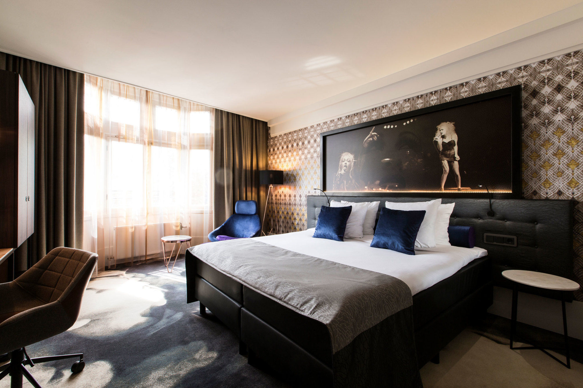 Deluxe Doppelzimmer mit Blick auf den Kanal