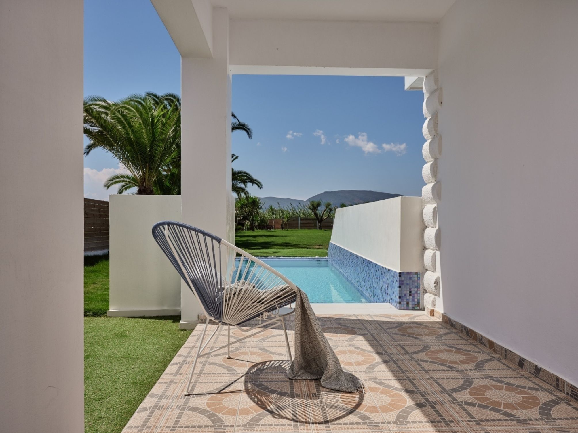 Suite, master, piscine privée