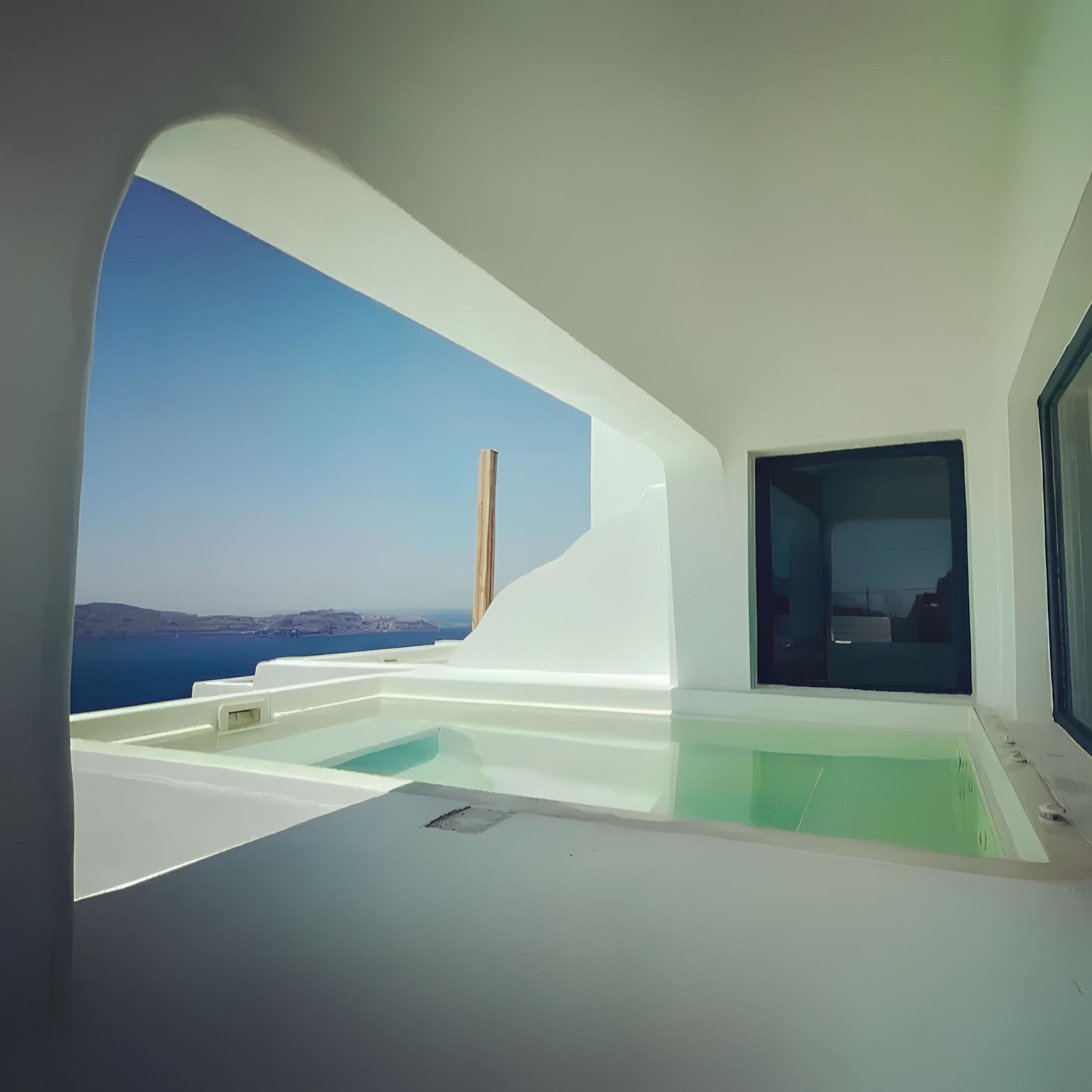 Suite Honeymoon with Heated Plunge Pool Caldera View 