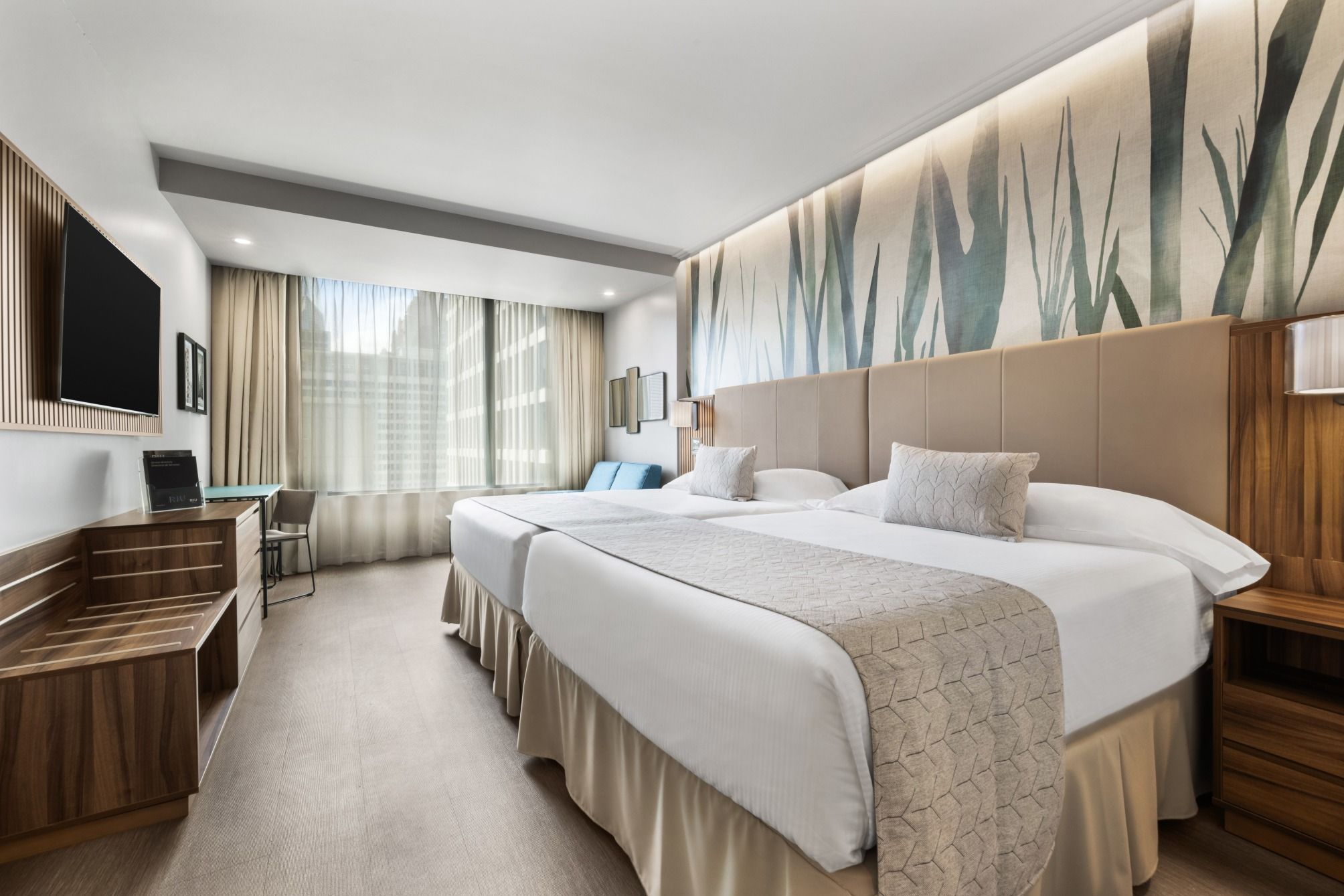 Deluxe Familien- Zweibettzimmer