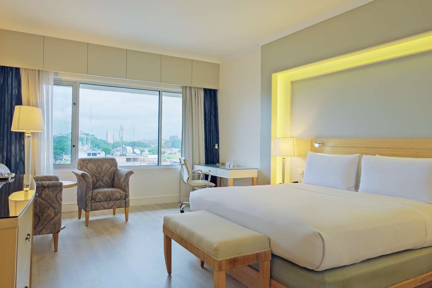 1 King Bed