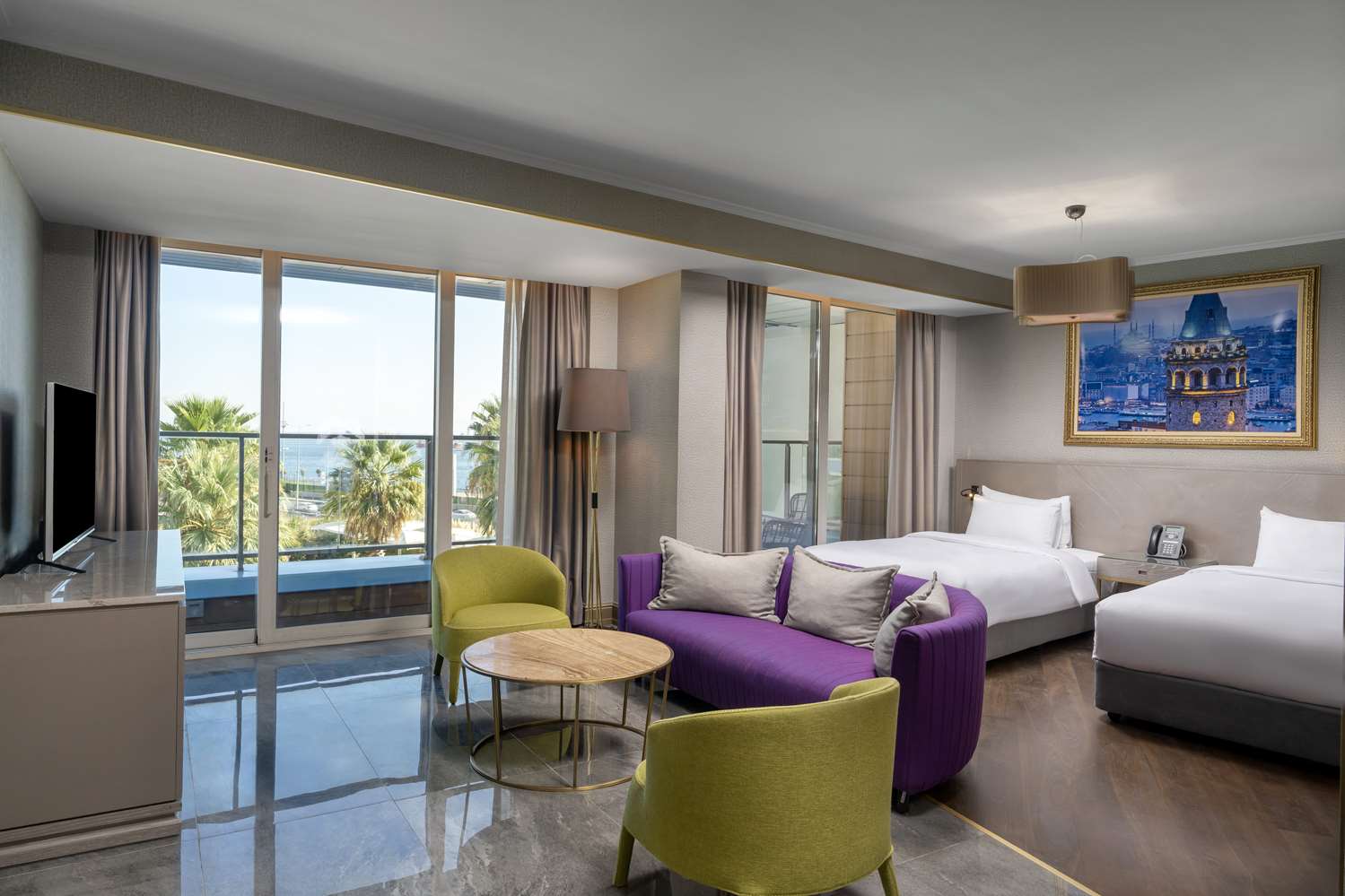 Junior Suite mit Balkon und Meerblick