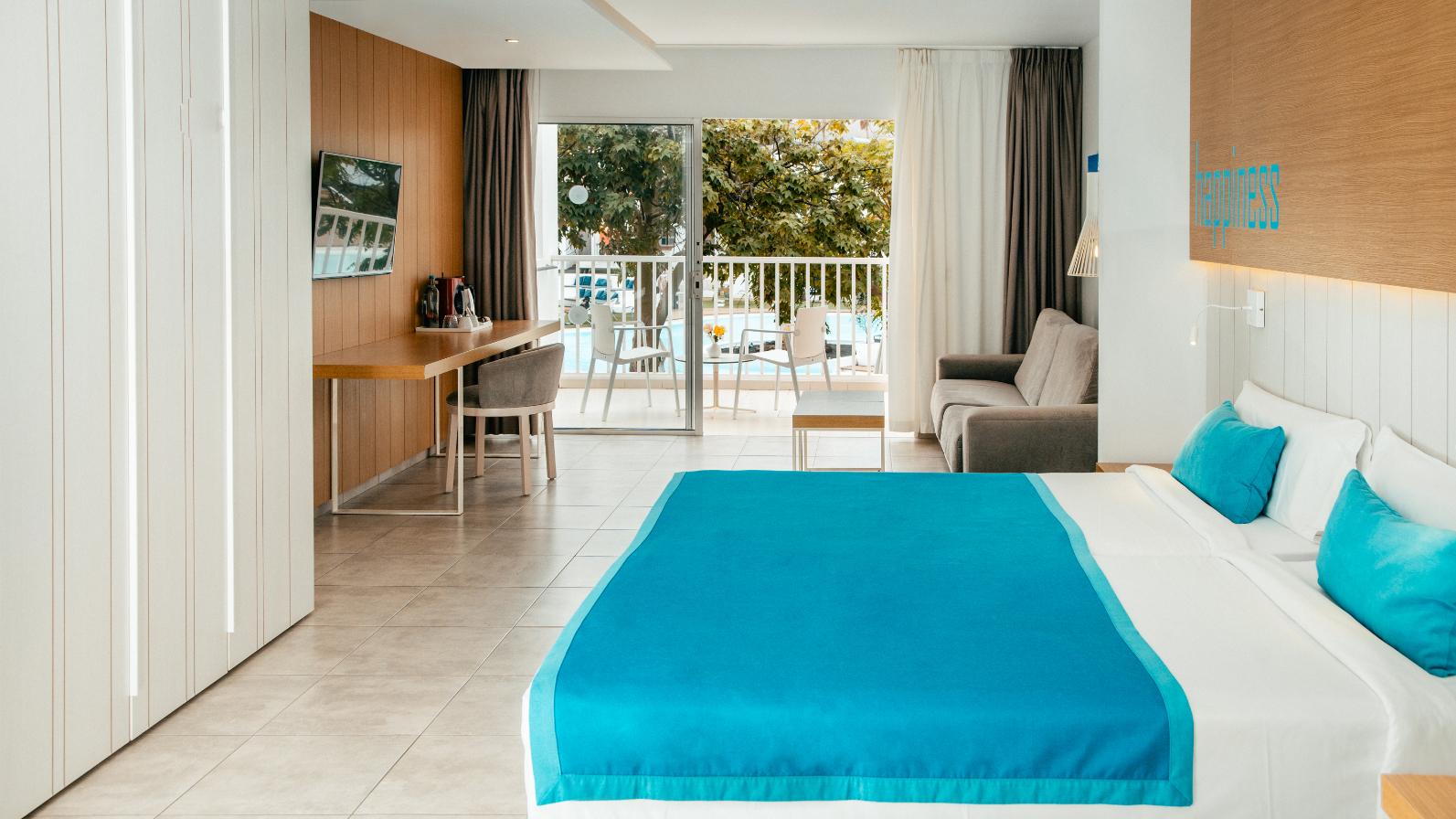 Deluxe Doble con Vista Piscina