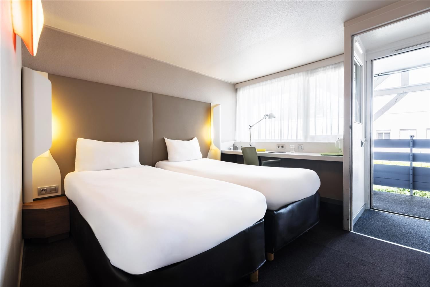Chambre avec 2 lits