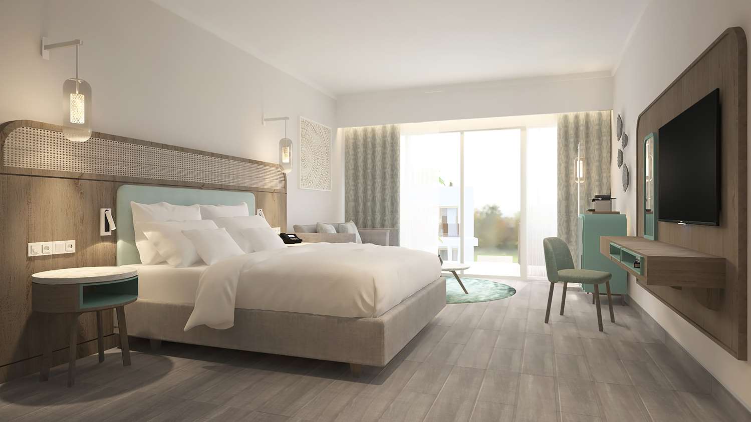 Deluxe Habitación con Vista Piscina