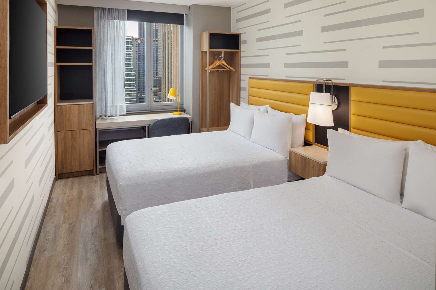 Chambre avec 2 lits