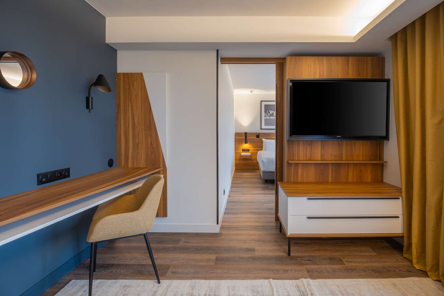 Suite mit Balkon und Stadtblick