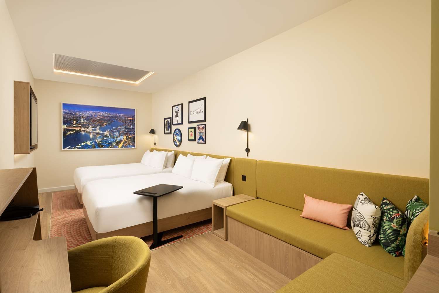 Chambre avec 2 lits