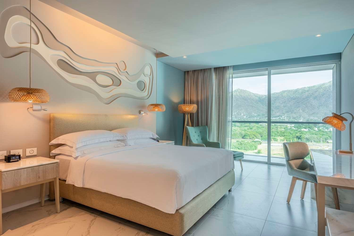 Room with Balcony and City View
