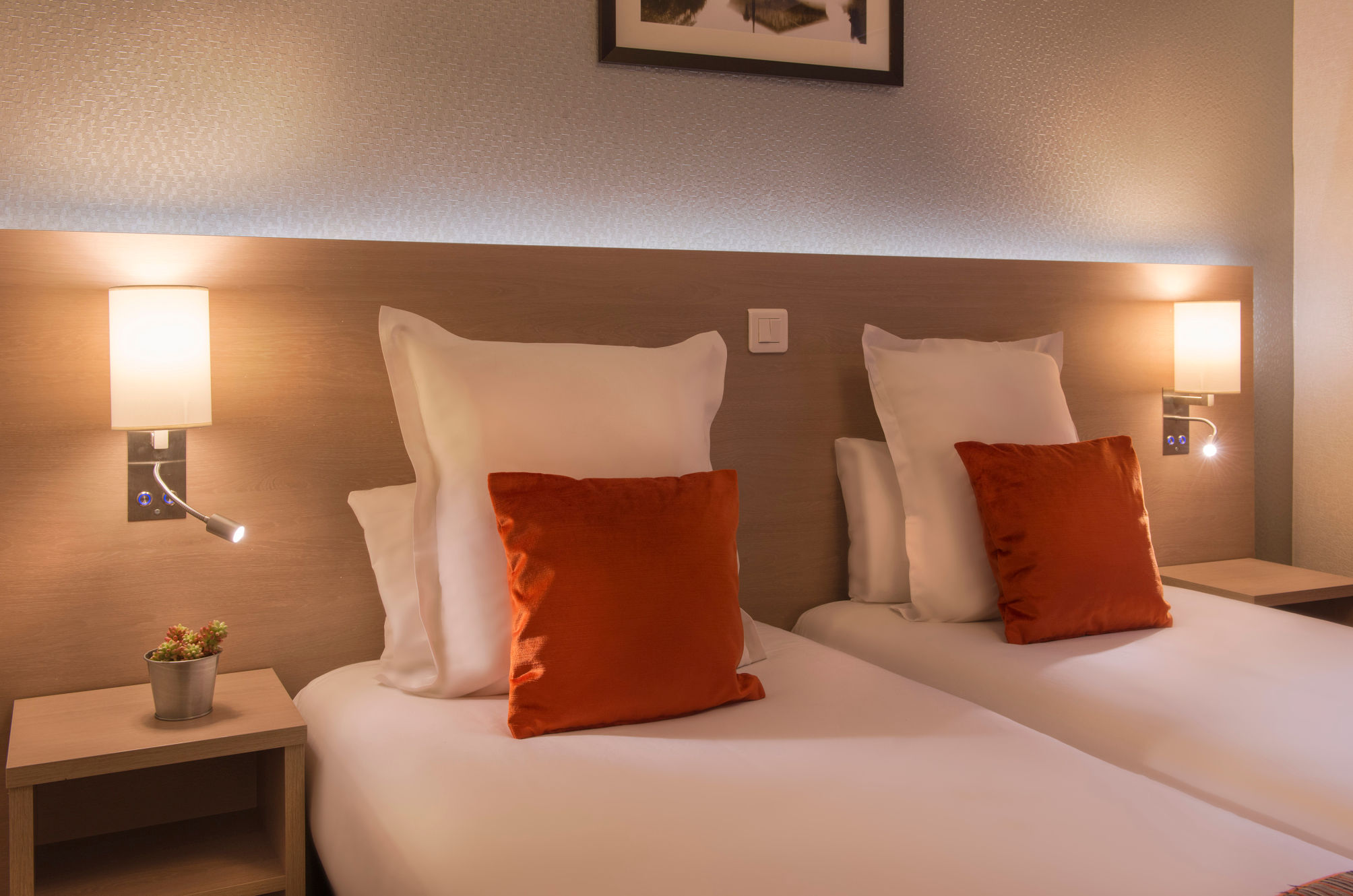Confort Chambre Lits jumeaux