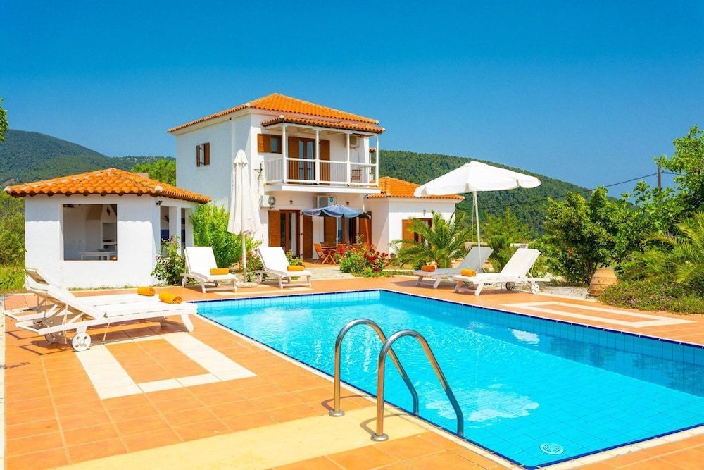 Villa Glafki Large Private Pool Sea Views A C Wifi - 2829 1
