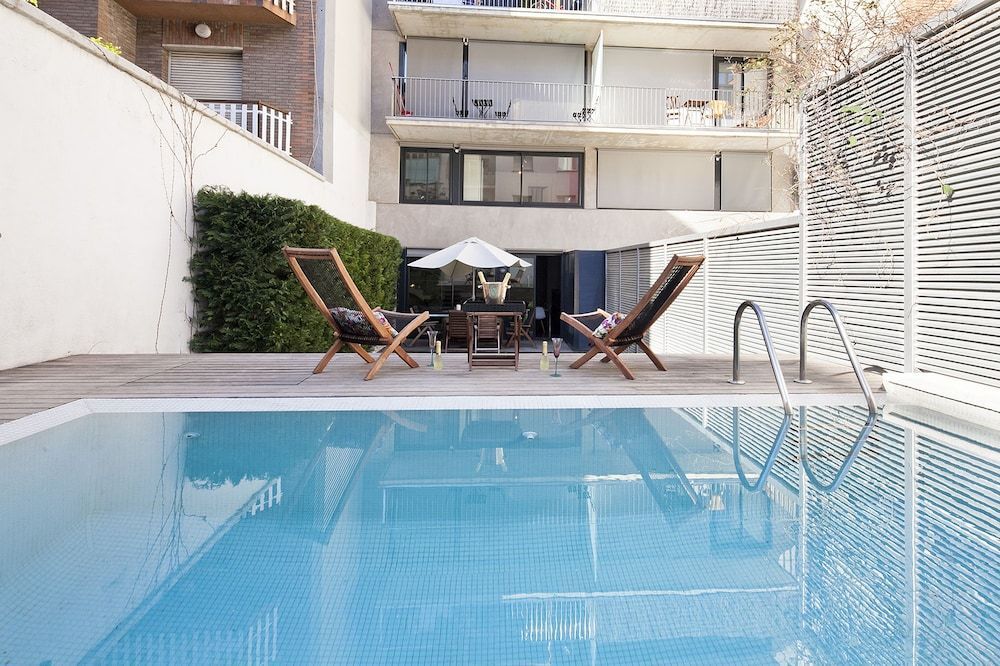 My Space Barcelona Private Pool Garden 1
