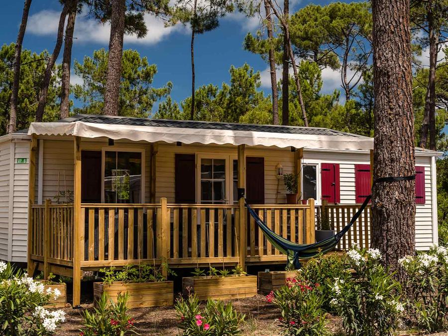 Mobil home camping Les ViVIERS Cap Ferret 2