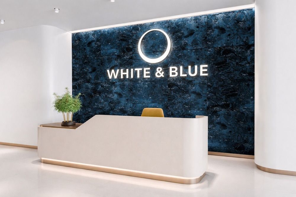 WHITE & BLUE 1