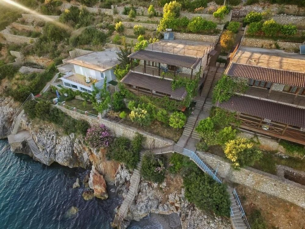 Bâle Mulhouse - Borsh - Seaside Duplex Stone Villa - Borsh