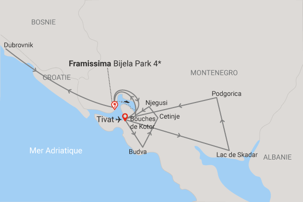 Circuit Couleurs du Monténégro 2