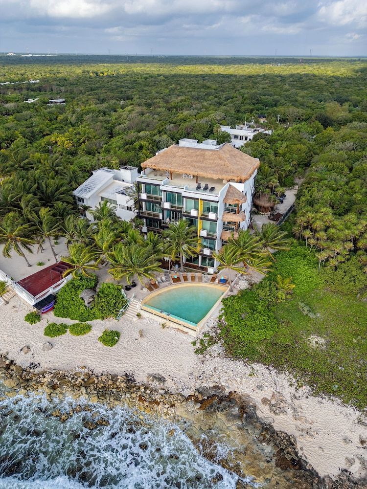Angelina 28 Beachfront and Family Apartments - Modern and Relaxing Long Stays - 20 min from Cancun Airport 1