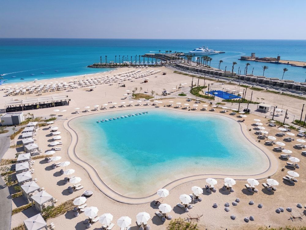 اوتيل العنوان ادريس بيتش هوتيل مراسى الساحل الشمالى العلمين ستوديو sea view Address Beach Resort Marassi marina El Alamein north coast studio 1
