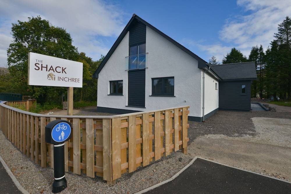 The Shack & Pods at Inchree 1
