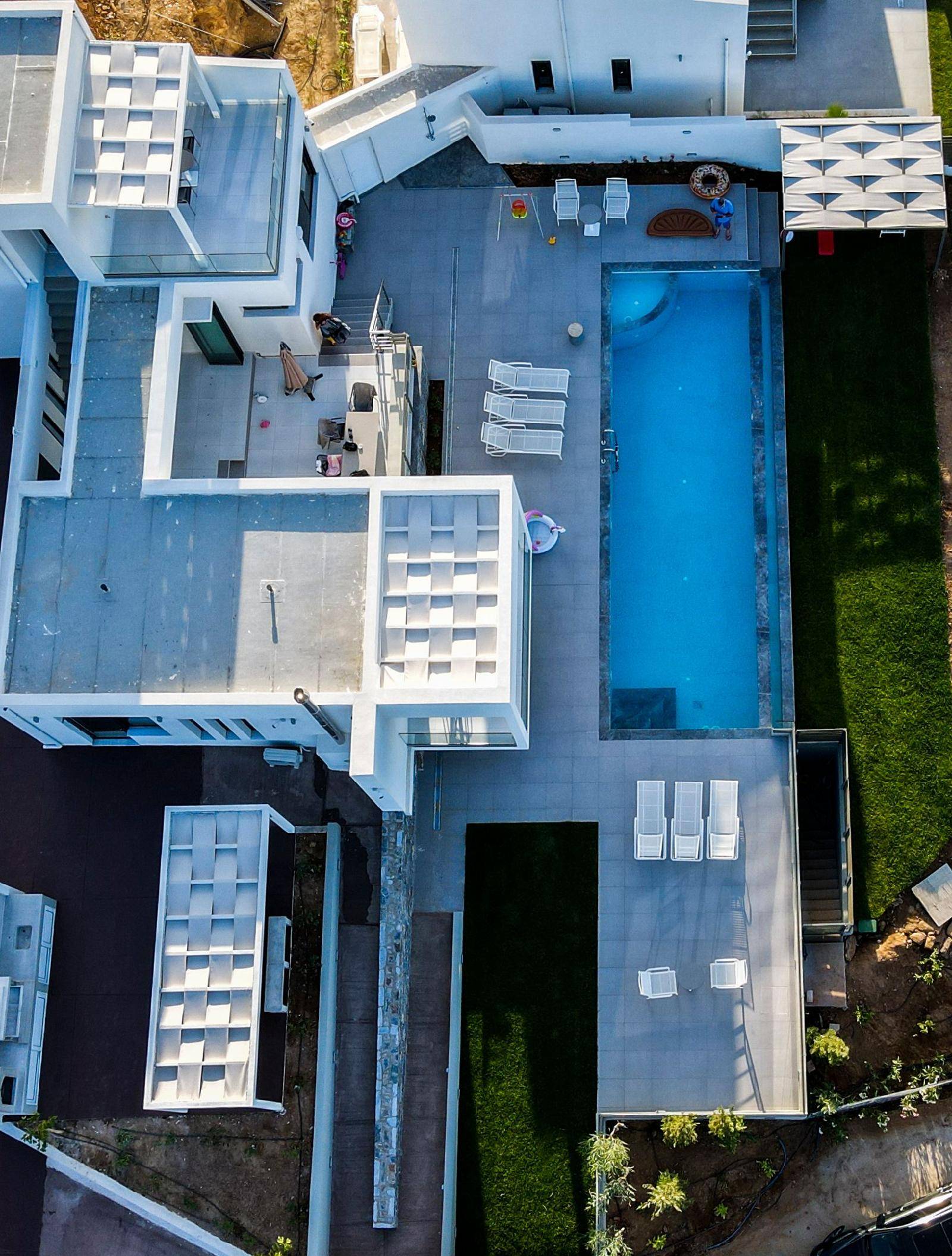 POSEIDON Villas Agia Pelagia-Private swimming pool and sea view 1