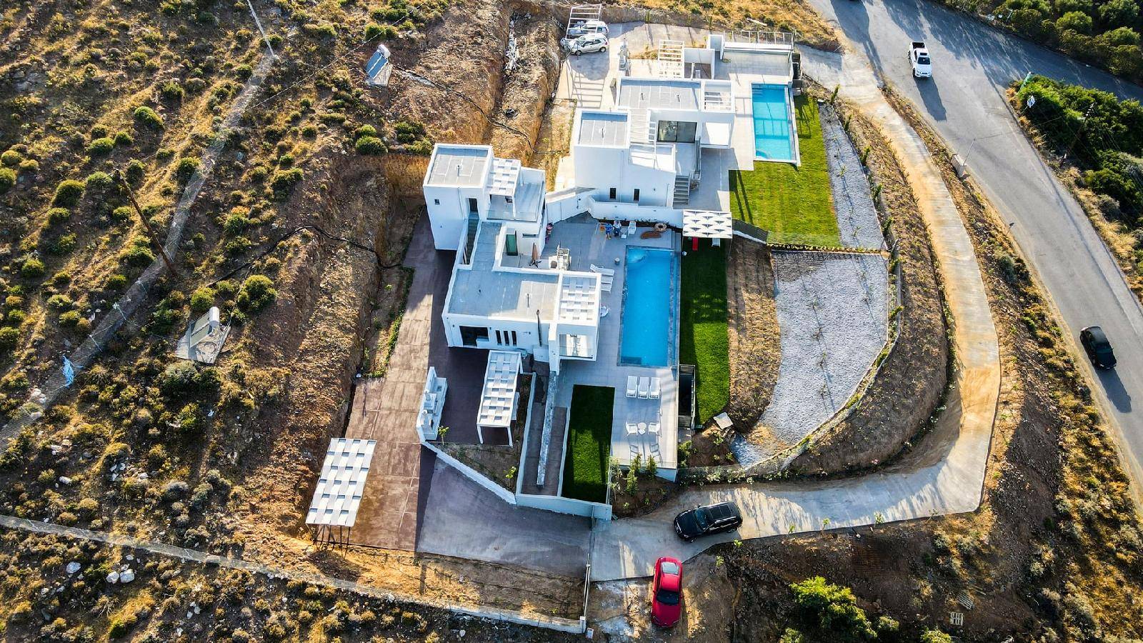 POSEIDON Villas Agia Pelagia-Private swimming pool and sea view 2
