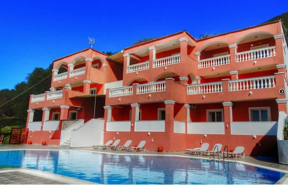 Paradiso Hotel Corfu Sea View Apartments with Pool in Ipsos 1