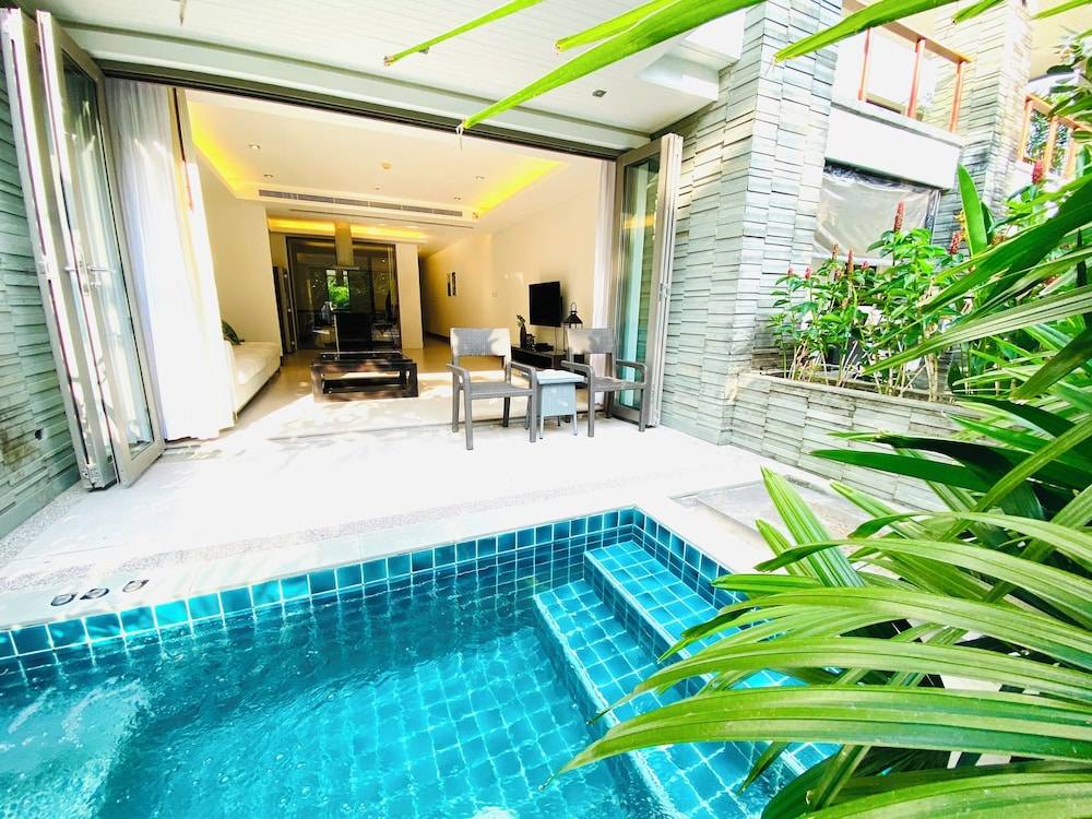Beachfront 2br 2bath Apartment Private Plunge Pool 50 Meter to Naithon Beach 1