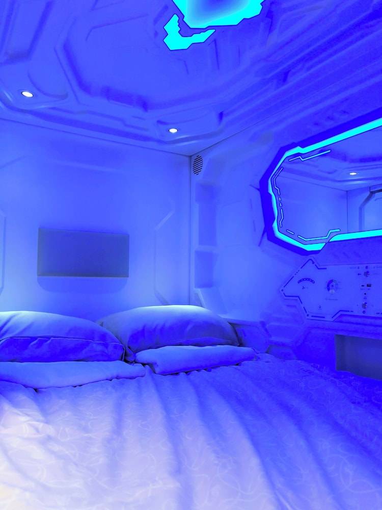Capsule hostel Floor -1 Self Check in 2