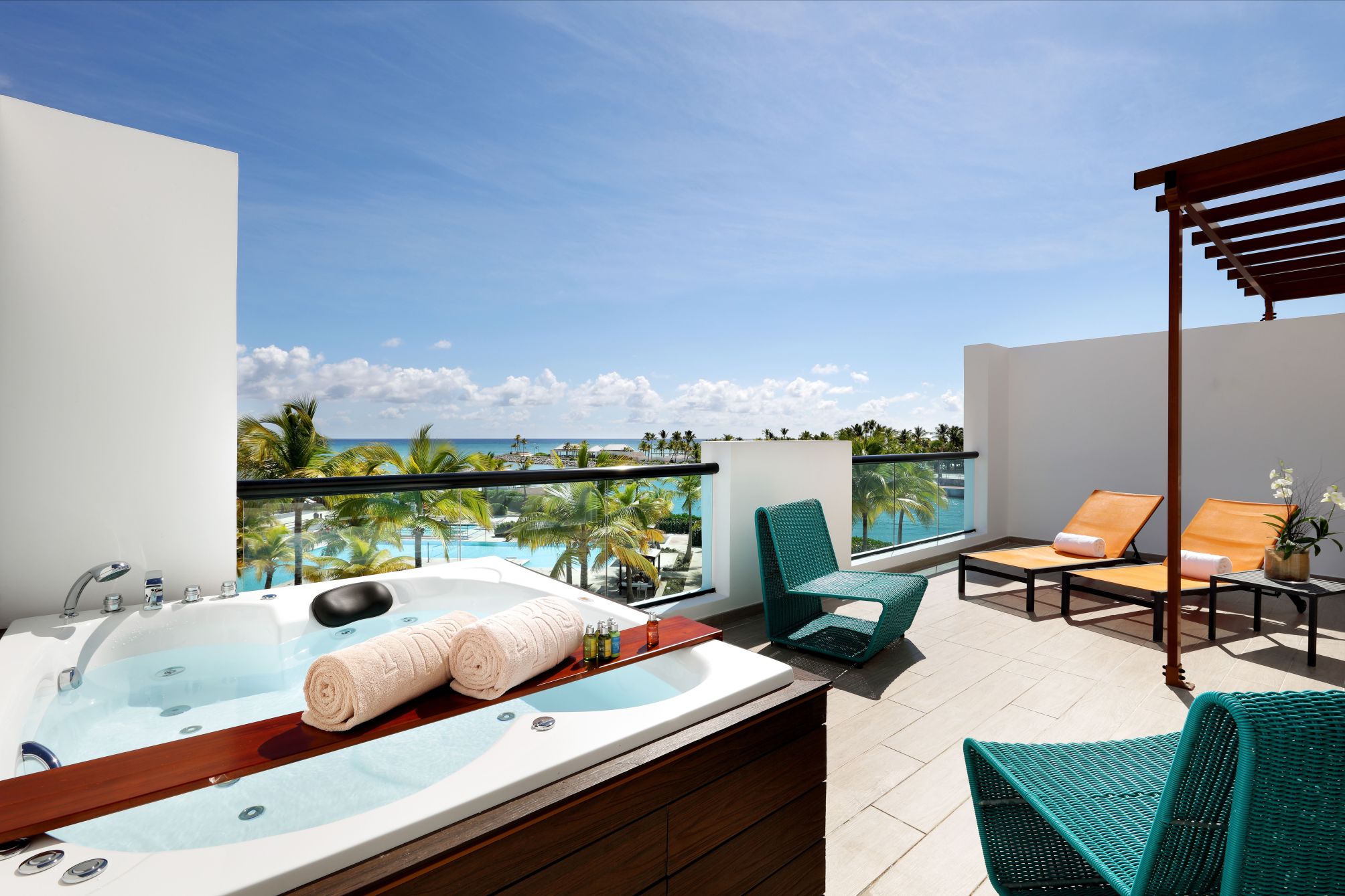 Suite jacuzzi terrace ocean view