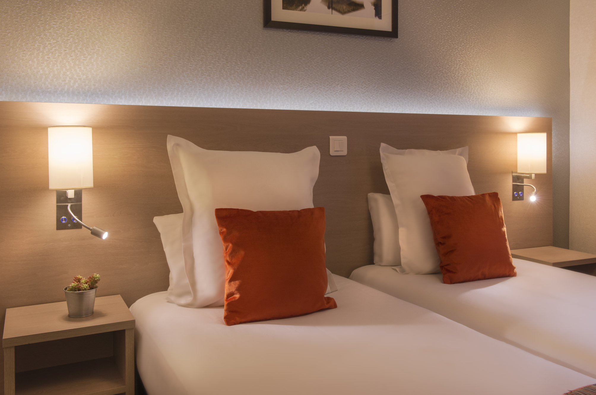 Confort Chambre Lits jumeaux