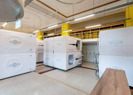 Capsule Hotel Happy lounge 3