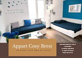 Appart Cosy Brest (La gare) vue mer 3