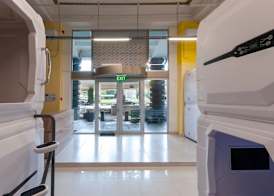 Capsule Hotel Happy lounge 2
