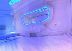Capsule hostel Floor -1 Self Check in 3