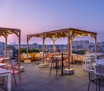 Maison Montmartre rooftop terrace in Paris