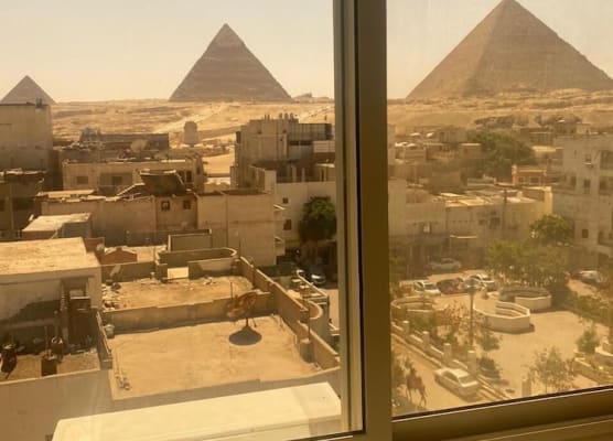Middle East Pyramids View 1