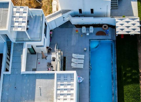 POSEIDON Villas Agia Pelagia-Private swimming pool and sea view 1