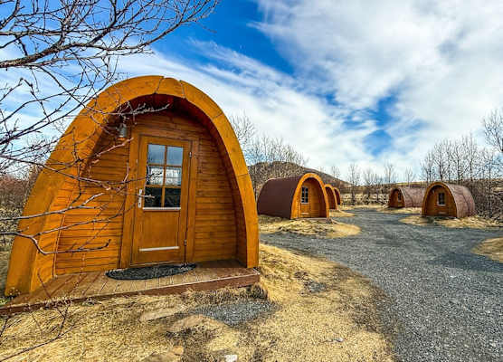 Fossatun Camping Pods & Cottages - Sleeping Bag Accommodation 1