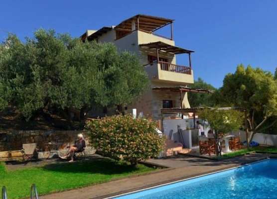Elounda Almond Tree Villa Private Pool, Sea Views & Birds in a Relaxing Authentic Cretan Escape 1