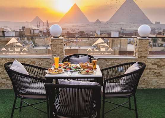 Alba pyramids view 1