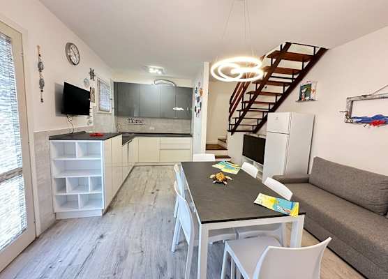Modern two level villa with playground and pool 1