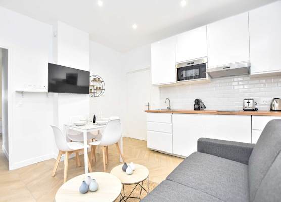 Calm Apartment -1br/4p- Bastille 1